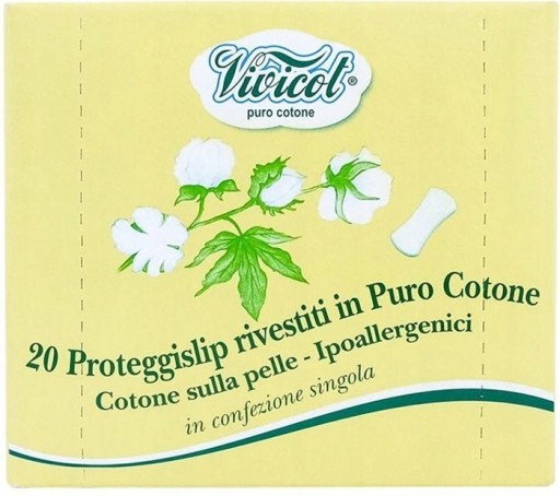 HYGIENICKÉ VLOŽKY, BAVLNENÉ, 20 ks, Vivicot Puro Cotone