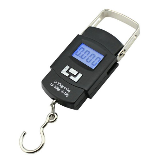 ELEKTRONICKÁ MANUÁLNA VÁHA BATOŽINY S HÁKOM PRESNÁ 50 KG PRE KUFRE