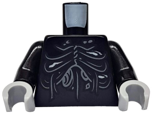 Lego New Torso Black black revenant ghost Ghost hp155 Dementor 973pb3222c01