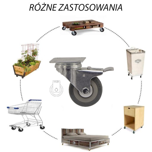 Circle fi 50 vozík policová skrinka stolík 2PPGUM50