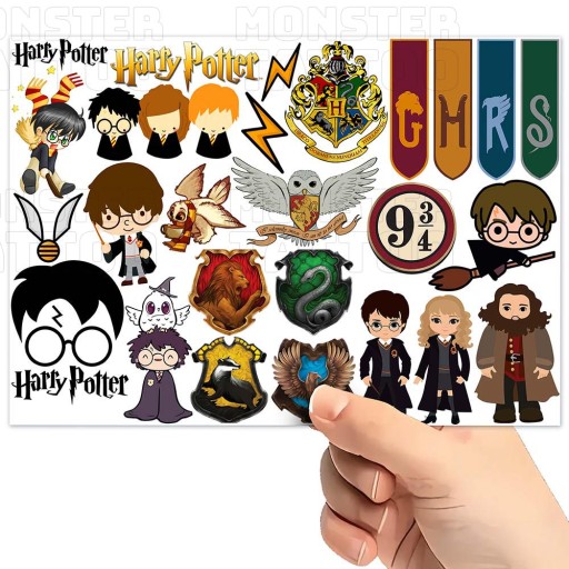 UMÝVAJÚCE DOČASNÉ TETOVANIE PRE DETI HARRY POTTER ORIGINÁLNE DIZAJNY