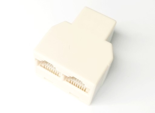 ROZDELOVAČ 2X RJ45 ZÁSUVKA