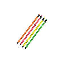 FLUO ceruzka s jednoduchou gumou