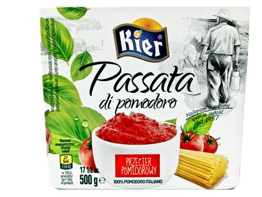 PASSATA TOMATO PASSE 500g KIER kartón