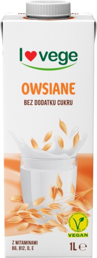 Lovege Oatmeal ovsený mliečny ovsený nápoj 1 l