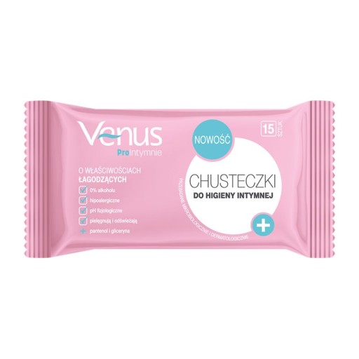 VENUS ProIntymnie Utierky na intímnu hygienu 15 ks