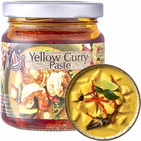 Thajská žltá žltá kari pasta 195 g FGB