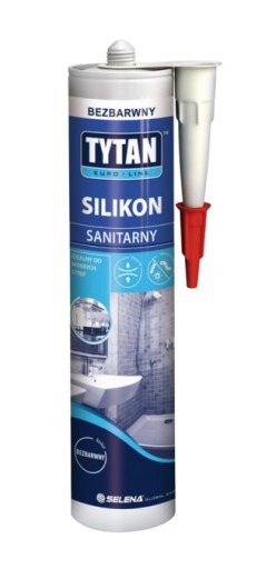 Tytan sanitárny silikón Euro Line 280ml bezfarebný
