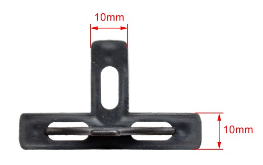 Dištančná podložka CROSSES pre CLINKER 10mm 100 ks