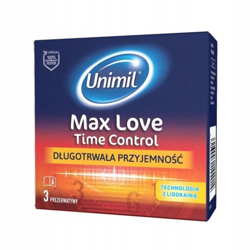 Kondómy UNIMIL BOX 3 MAX LOVE