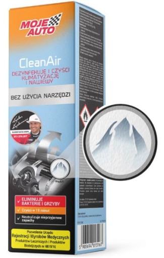 MA CleanAir Čistí klimatizáciu a vetracie otvory 19-583