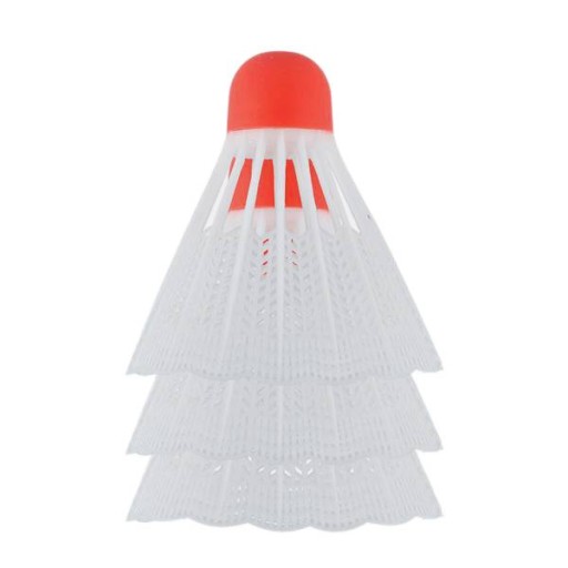 Sada 3x pevných nylonových badmintonových loptičiek WISH