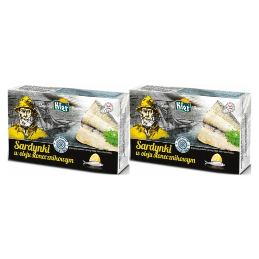2 x sardinky v rastlinnom oleji 120g srdiečka