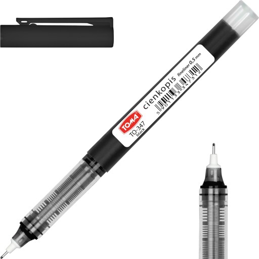 Toma TO-347 kapilárna jemná linka 0,5 mm čierna