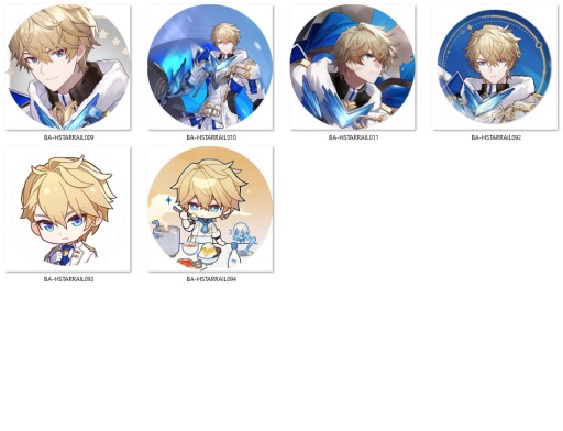 Honkai Star Rail Pins - Gepard NA VÝBER