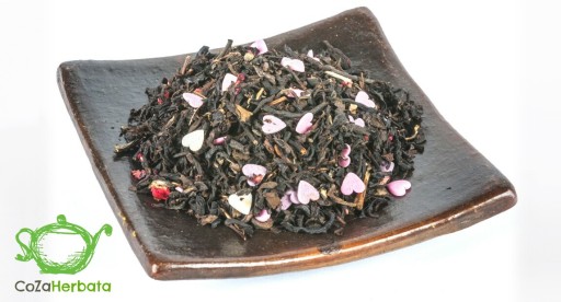 Malinowe Love Tea Čierne maliny, srdiečka 50g