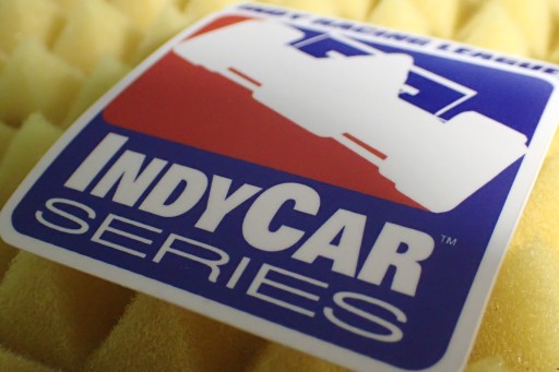 NÁLEPKA NA NÁLEPKU SÉRIE INDYCAR RACING INDY CAR USA 6,7 x 7,3 cm