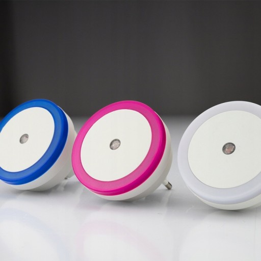 LED nočná lampa SO SNÍMAČOM KONTAKT 1W