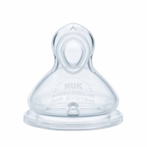 Cumlík na fľašu NUK FC+ Flow Control 2 ks 6m+