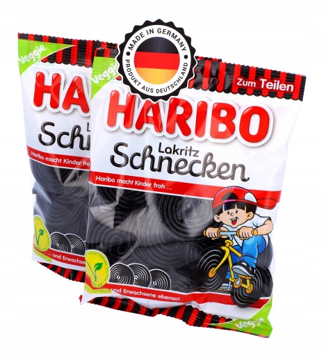 HARIBO Schnecken želé Slimáky sladké drievko 175g DE