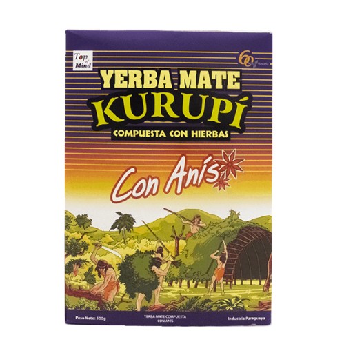 Yerba Mate Kurupi Compuesta con Anis 0,5 kg 500 g