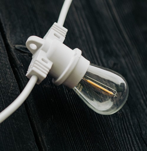 E27 S14 1W retro teplá LED festónová žiarovka