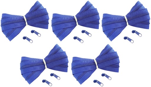 Špirálový zips 3 mm CHABROWA zips 5 metrov + 10 zipsov