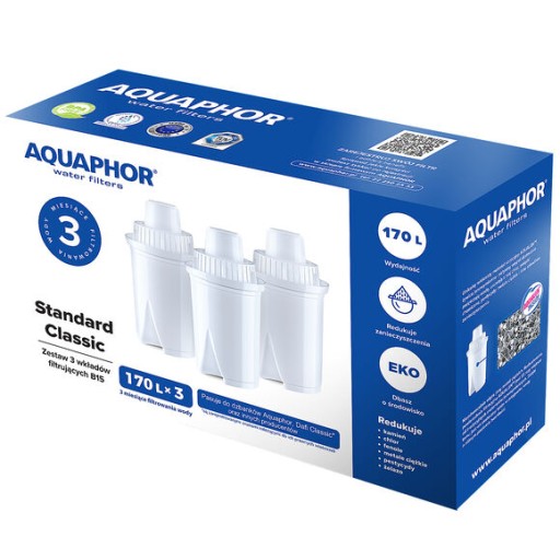Filtračná vložka AQUAPHOR Standard Classic B15 3 ks