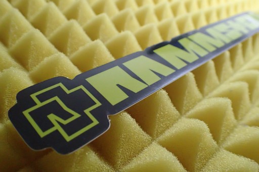 RAMMSTEIN NÁLEPKA NÁLEPKA 21,9 x 3 cm