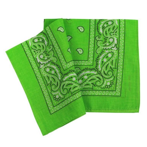 BANDAM, BANDANA, ŠÁLKA, ŠÁLKA, ZELENÁ