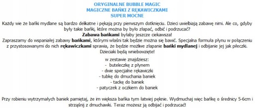 Originálne bublinky Booble Magic STRONG s rukavicami