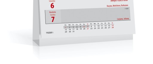 MINI vertikálny stolný kalendár na rok 2024