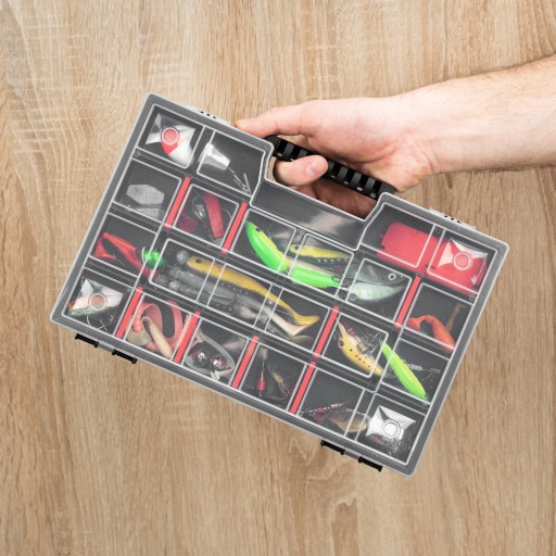 ORGANIZÁTOR NA NÁRADIE krabica box PREHRADKY