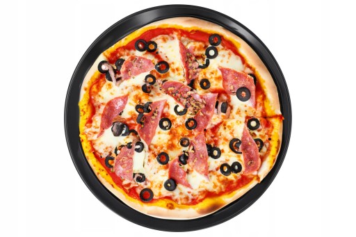 Plech na pečenie PIZZA, dierovaný plech, 32 cm, nepriľnavý povrch