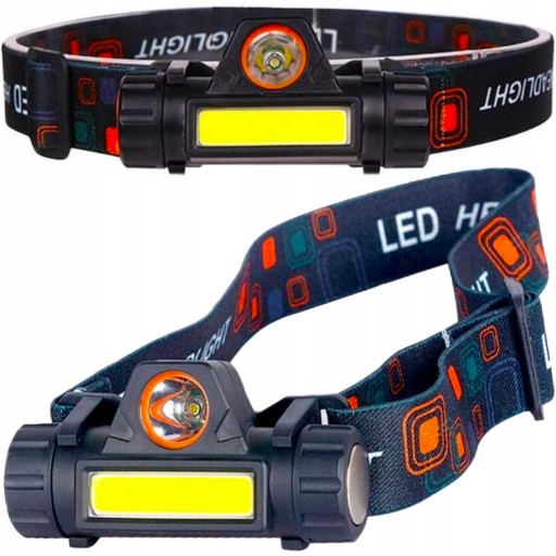 COB HLAVNÁ LAMPA 4v1 HLAVNÁ LAMPA S MAGNETOM