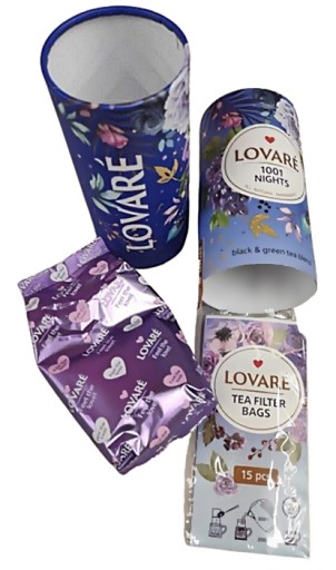 1001 NOCY Čaj sypaný 80g + 15 ks filtračné vrecká LOVARE
