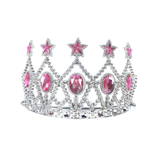 Šperková čelenka CROWN, lesklý outfit princeznej