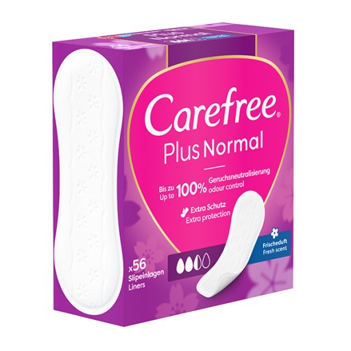 Hygienické vložky CAREFREE Plus Original Fresh Scent 56 ks
