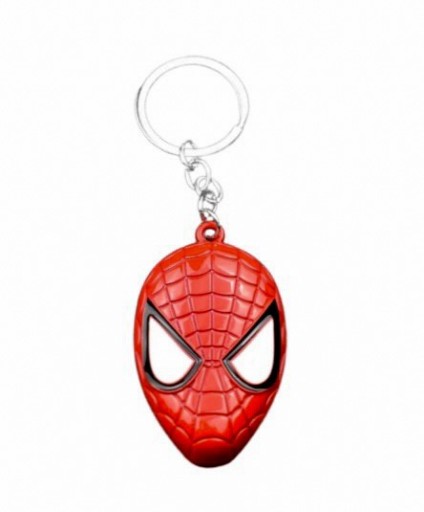 KĽÚČENKA SPIDERMAN MASKA KĽÚČENKA COSPLAY KOVOVÁ KĽÚČENKA