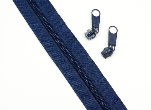 Zips Zipsová páska 5mm 1m +2 štipce NAVY BLUE