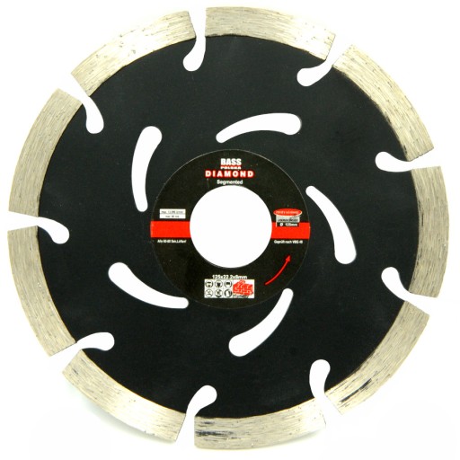 BASOVÝ DIAMANTOVÝ KOTOUČ 125mm PRE TEHLY BETONOVÉ POZÍCIE