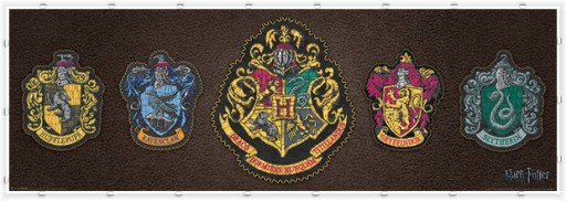 Plagát Harry Potter House Erb 91,5 x 30,5 cm