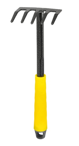 Záhradné hrable Záhradné kovové hrable na hrabanie Uvoľňovacie hrable 30cm