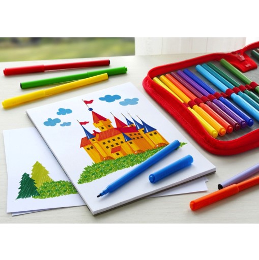 Sada popisovačov Castle - Faber-Castell - 12 farieb