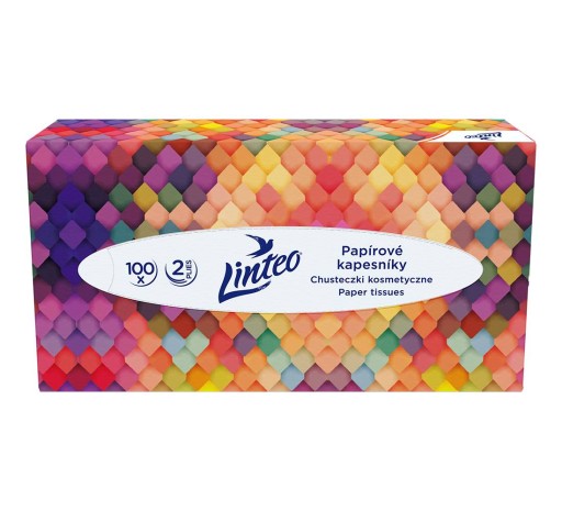 LINTEO WIPES, 2-VRSTVÁ KARTÓN, 100 KS