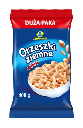 Vyprážané arašidy Lewiatan 400 g solené