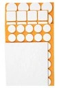 TOP TOOLS 98Z147 Samolepiace plstené podložky, biele, 106 ks.