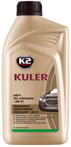 Zelená chladiaca kvapalina K2 KULER 1L -35C