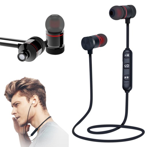 BEZDRÔTOVÉ ŠPORTOVÉ SLÚCHADLÁ DO UŠÍ BLUETOOTH