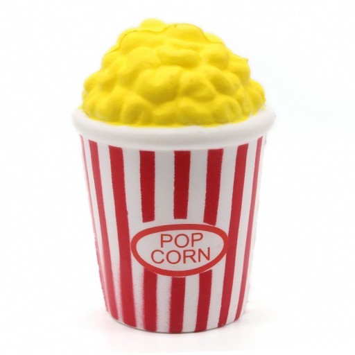 VEĽKÉ HRAČKY SQUISHY POPCORN ANTISTRESOVÉ 12CM